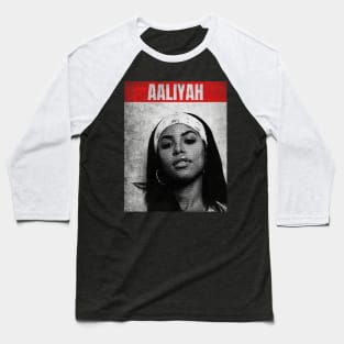 Aaliyah urban bw Baseball T-Shirt